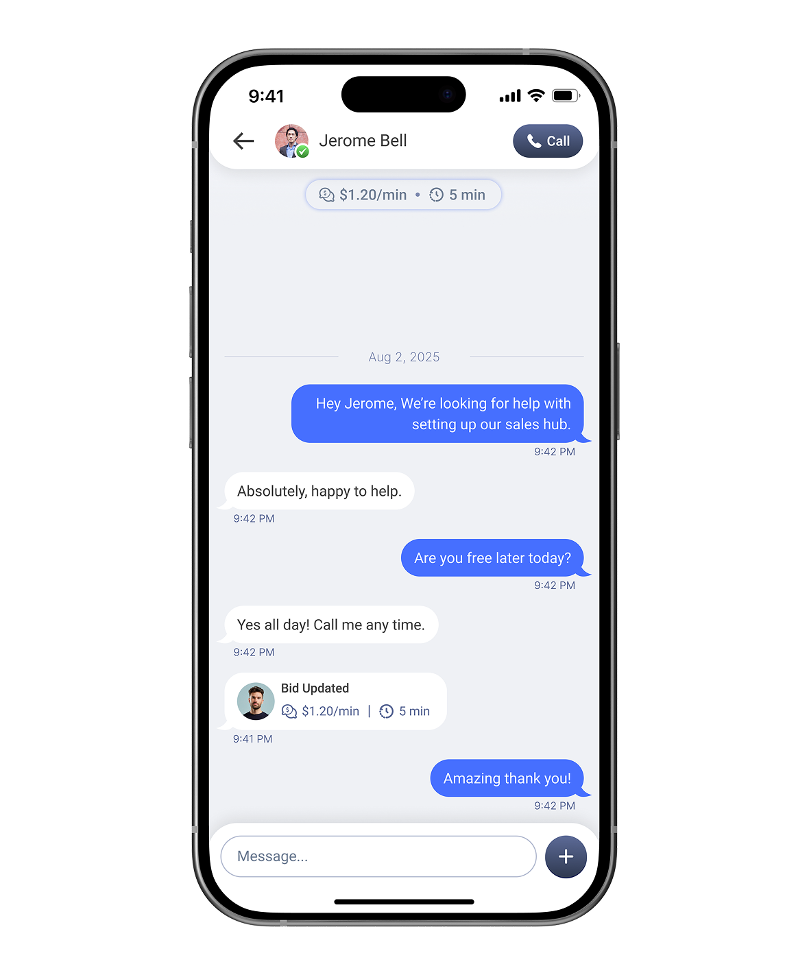All-in-one chatroom for discussing problems and launching sessions